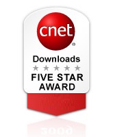 CNet Fünf-Sterne-Auszeichnung